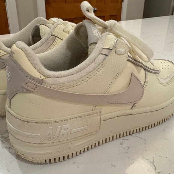 women's air force shadow sneakers in cream